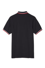 Load image into Gallery viewer, Fred Perry Navy Polo with Red &amp; White Twin Tipping
