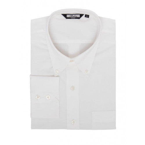 Relco  White  Oxford Long Sleeve Shirt