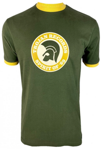 Trojan Spirit of 69 Green White and Gold T-shirt