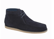 Load image into Gallery viewer, Roamers Navy Chukka boot
