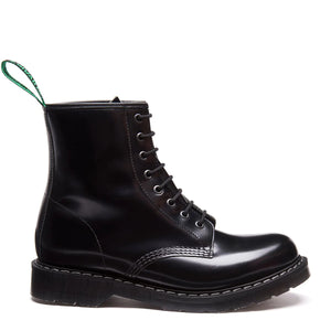 Solovair Black Derby Hi Shine Boot