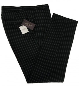 Relco Black Pinstripe Trousers